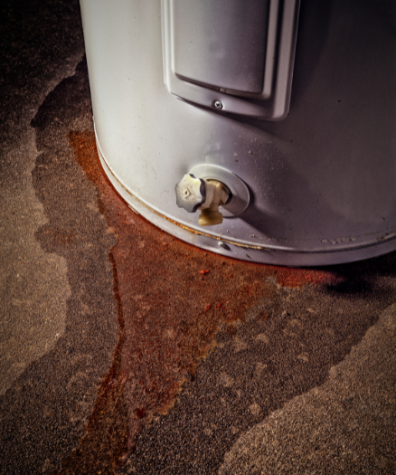 A close up of a gas tank on the ground